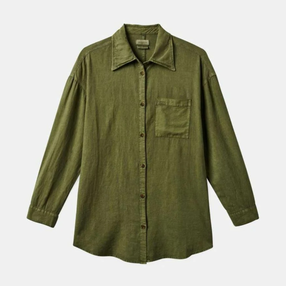 Brixton Vintage Linen Woven Shirtdress